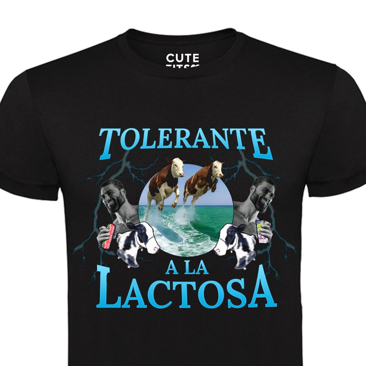 Polera manga corta TOLERANTE A LA LACTOSA