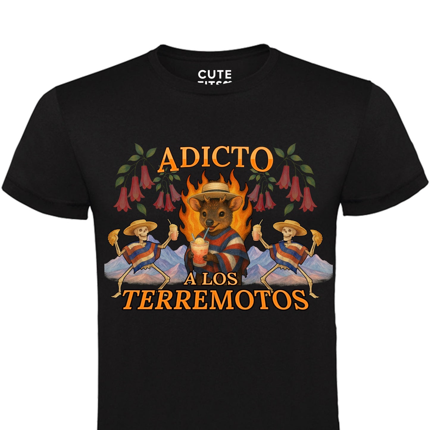 Polera ADICTO A LOS TERREMOTOS