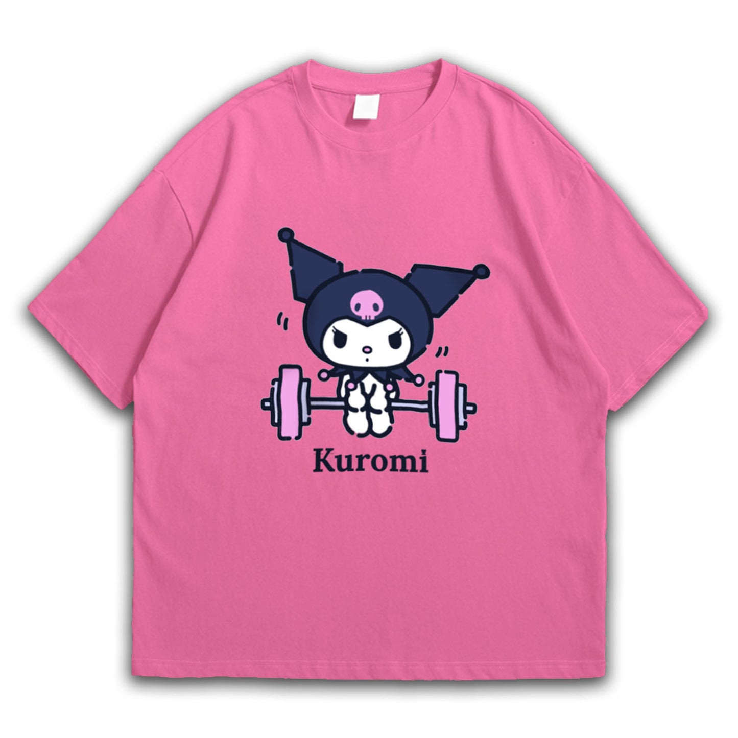 Polera oversize rosada KUROMI