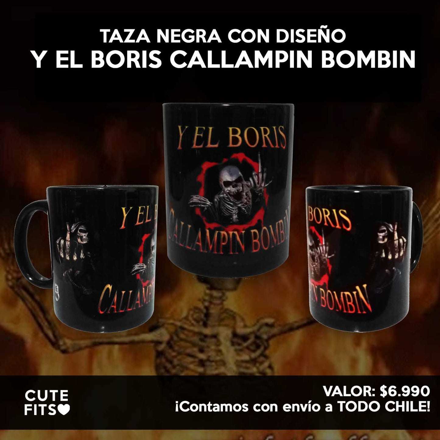 Taza Y EL BORIS... CALLAMPIN BOMBIN